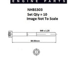 Head Bolt Set DAIHATSU K3-VE NHBS303 - FAI