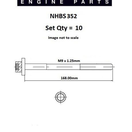 Head Bolt Set AUDI SKODA VOLKSWAGEN NHBS352 - FAI