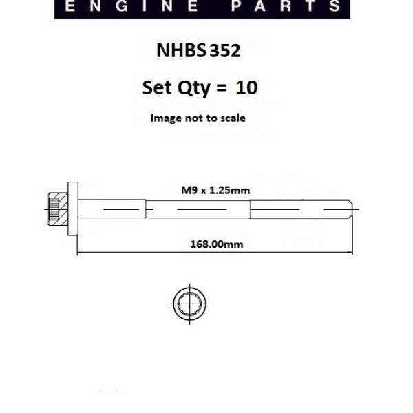 Head Bolt Set AUDI SKODA VOLKSWAGEN NHBS352 - FAI