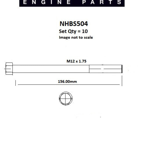Head Bolt Set BMW 520i M10 NHBS504 - NASON