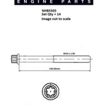Head Bolt Set BMW 320i M20 NHBS505 - Nason