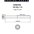 Head Bolt Set NISSAN CD20 DIESEL NHBS506 - PAYEN