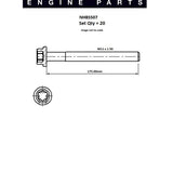 Head Bolt Set PEUGEOT XU9 NHBS507 - FAI