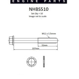 Head Bolt Set MAZDA FE F2 F8 G6 NHBS510 - Nason