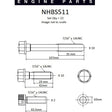Head Bolt Set HOLDEN 253/ 308/ 5.0L EFI NHBS511 - NASON
