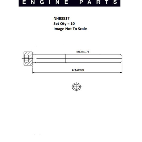 Head Bolt Set VW Audi AXR BJB BKC AXB AXC NHBS517 - FAI