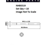 Head Bolt Set VW Audi FN RV ADY AGG ADZ 2E NHBS519 - FAI