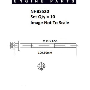 Head Bolt Set VW Audi AEE NHBS520 - FAI