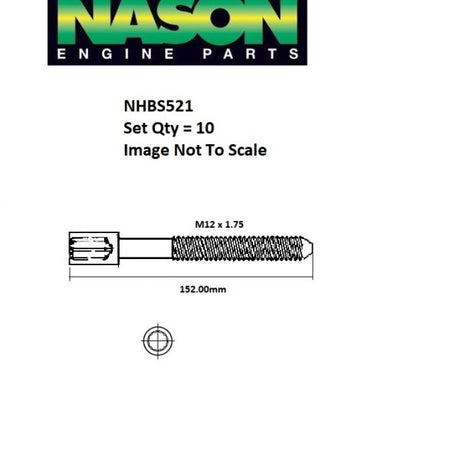 Head Bolt Set VW Audi BKD BKP BMN BMR NHBS521 - FAI