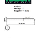 Head Bolt Set FORD Duratec25 B5254T DOHC 20V NHBS531 - FAI