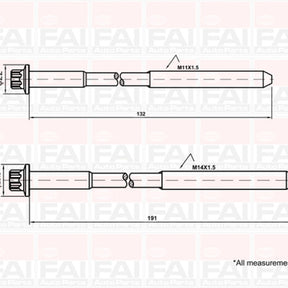 Head Bolt Set FIAT/IVECO F1AE 2.3L DOHC 16V NHBS536 - FAI