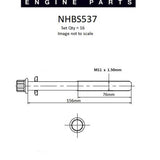 Head Bolt Set ISUZU 6VD1 6VE1 NHBS537 - Nason