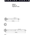 Head Bolt Set FORD 2.2L DIESEL NHBS542 - FAI