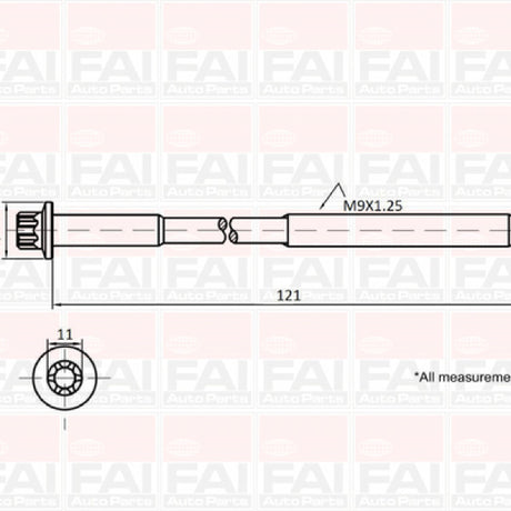Head Bolt Set HOLDEN/OPEL A14NET/A14XER NHBS544 - Nason