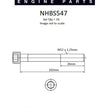 Head Bolt Set MITSUBISHI 6G72 6G74 NHBS547 - NASON