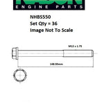 Head Bolt Set FORD INTERNATIONAL 7.3L NHBS550 - ENGINE PRO - Head Bolts & Studs - ENGINE PRO