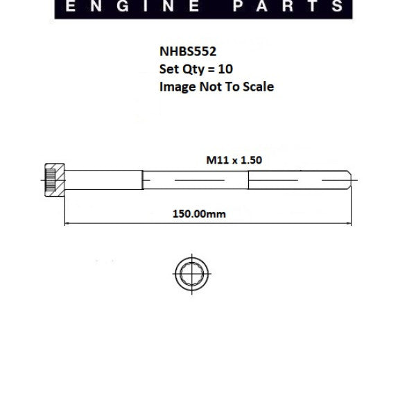 Head Bolt Set SEAT VOLKSWAGON ABD ADL NHBS552 - NASON