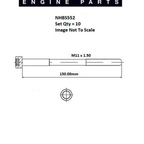 Head Bolt Set SEAT VOLKSWAGON ABD ADL NHBS552 - NASON