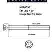 Head Bolt Set ISUZU 4EC1 4EC1T 4EE1 4EE1T NHBS555 - FAI