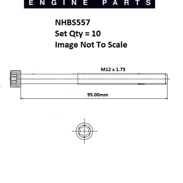 Head Bolt Set FORD 2.0L SOHC NHBS557 - FAI