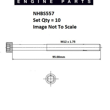 Head Bolt Set FORD 2.0L SOHC NHBS557 - FAI