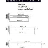 Head Bolt Set VOLKSWAGON AAA NHBS558 - FAI