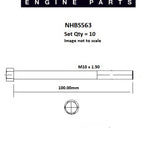 Head Bolt Set RENAULT C3J NHBS563 - Nason - Head Bolts & Studs - Nason