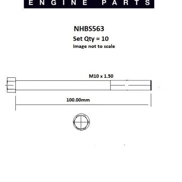 Head Bolt Set RENAULT C3J NHBS563 - NASON