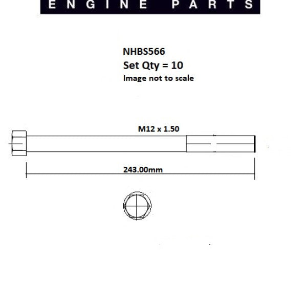 Head Bolt Set RENAULY J7R J7T NHBS566 - NASON