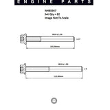 Head Bolt Set MERCEDES BENZ OM605 NHBS567 - Nason