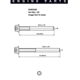 Head Bolt Set MERCEDES BENZ OM606 NHBS568 - Nason