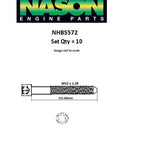 Head Bolt Set HOLDEN Z19DT NHBS572 - FAI