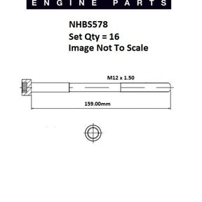 Head Bolt Set VOLKSWAGEN AKE NHBS578 - FAI
