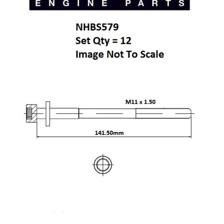 Head Bolt Set VOLKSWAGEN ABY AAN NHBS579 - Nason