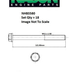Head Bolt Set CITROEN PEUGEOT XU10J4 NHBS580 - FAI