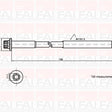 Head Bolt Set RENAULT K9K NHBS582 - FAI