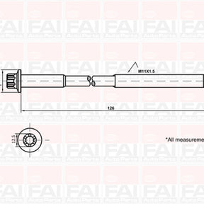 Head Bolt Set RENAULT K9K NHBS582 - FAI