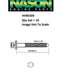 Head Bolt Set FIAT 937A 939A Z19DT NHBS589 - FAI