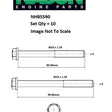 Head Bolt Set FIAT 128 138 149 NHBS590 - NASON