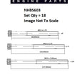 Head Bolt Set LANDROVER VM492 NHBS603 - PAYEN