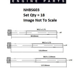 Head Bolt Set LANDROVER VM492 NHBS603 - PAYEN