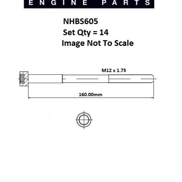 Head Bolt Set MERCEDES BENZ M104 NHBS605 - PAYEN