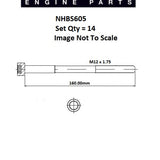 Head Bolt Set MERCEDES BENZ M104 NHBS605 - PAYEN