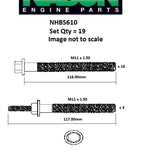 Head Bolt Set ISUZU C223-T NHBS610 - PAYEN