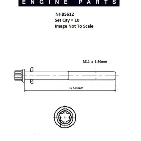 Head Bolt Set PEUGEOT NHBS612 - PAYEN