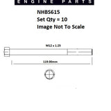 Head Bolt Set Mitsubishi 4G54 SOHC 8V NHBS615 - ENGINE PRO