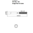 Head Bolt Set TOYOTA 2UZ-FE NHBS617 - VICTOR REINZ