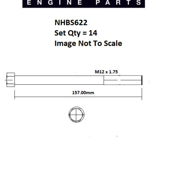 Head Bolt Set BMW 528i 728i 530i 730i NHBS622 - NASON