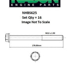 Head Bolt Set VOLVO B27E NHBS625 - Nason
