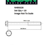 Head Bolt Set TOYOTA 22R HEAD BOLT SET NHBS628 - ENGINE PRO
